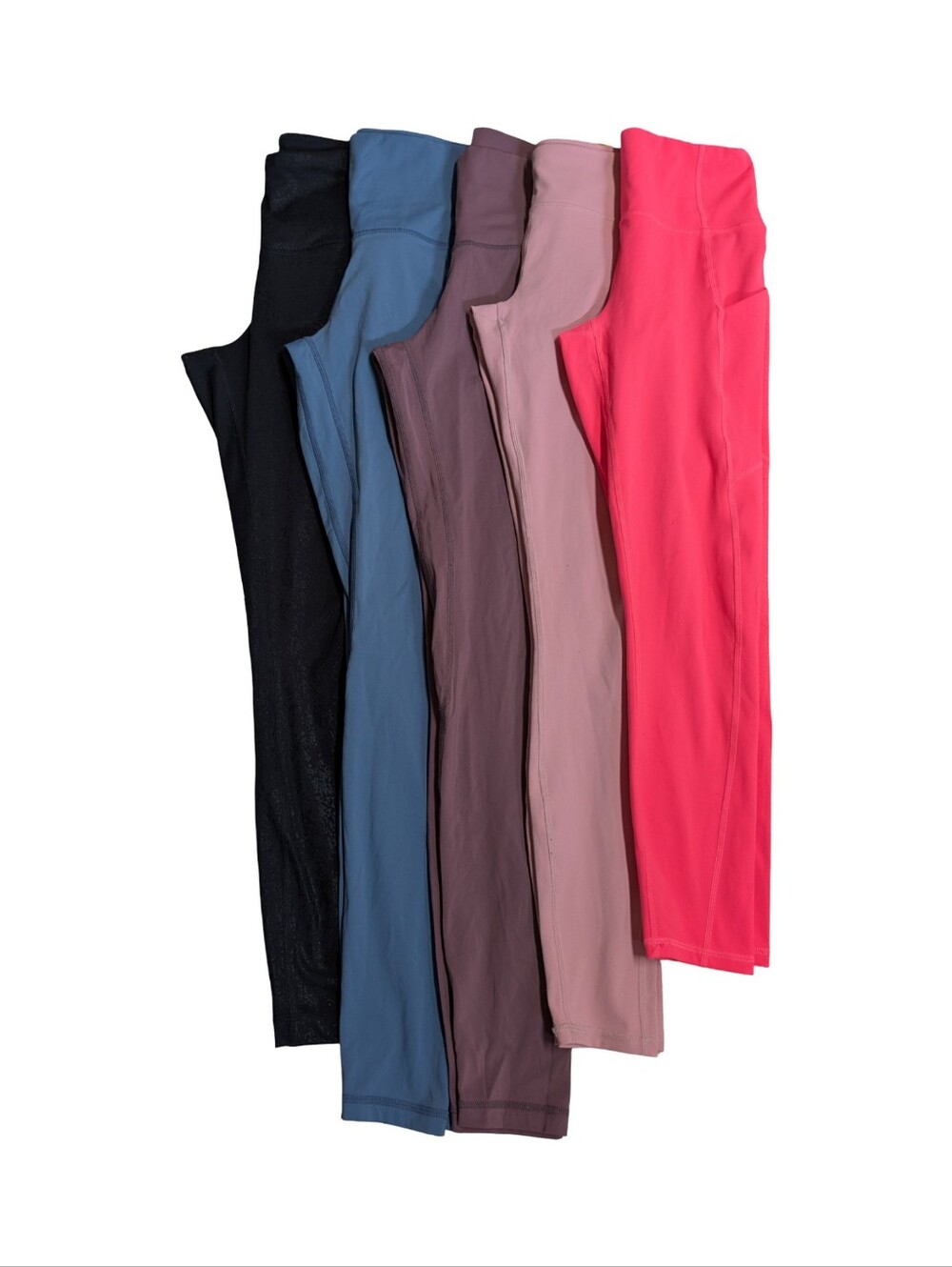 5 Pairs XS Leggings - 90 Degree, Fabletics, ColorfulKoala & UnBranded